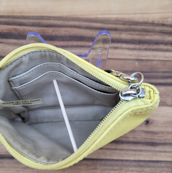 Coach Yellow Wristlet - Picture 3 of 7